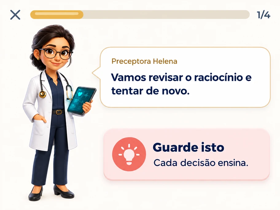Revise com a preceptora