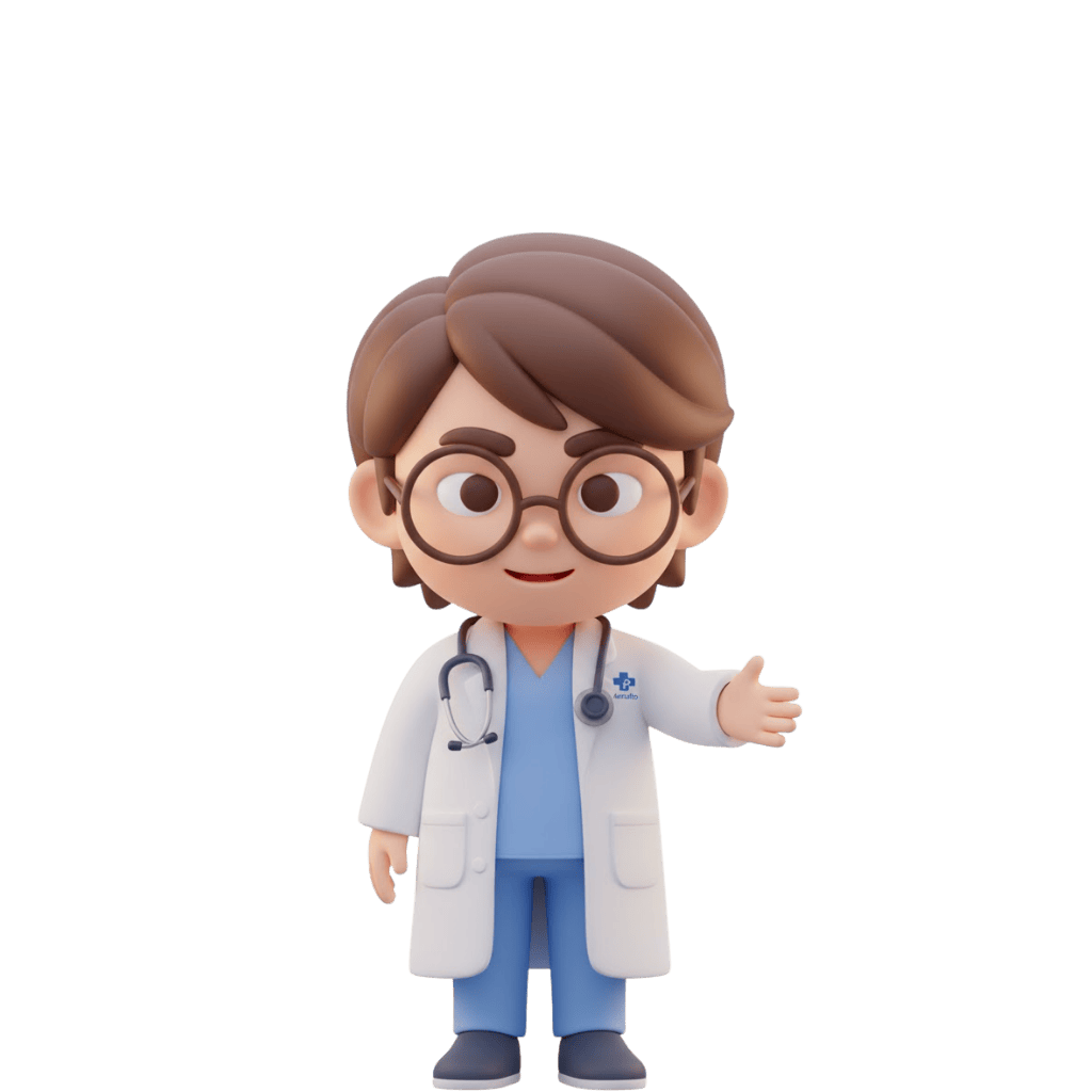 Mascote Ausculto - Meus Pacientes