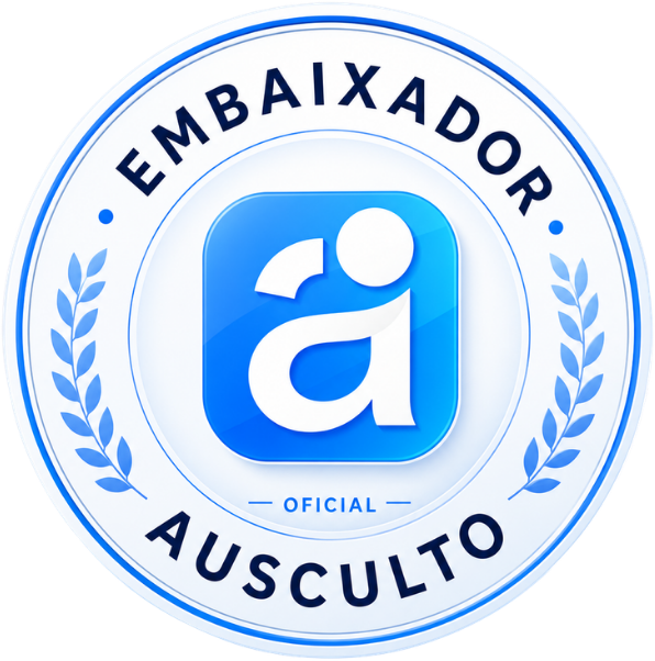 Selo oficial Embaixador Ausculto